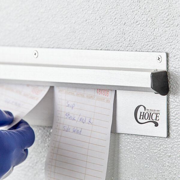Thumbnail: Aluminum Wall Mounted Ticket Holder 48" x 3 1/2"