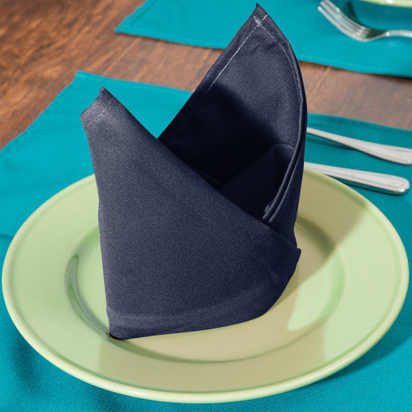 Thumbnail: 100% Polyester Cloth Napkins, 20" x 20" - 12/Pack