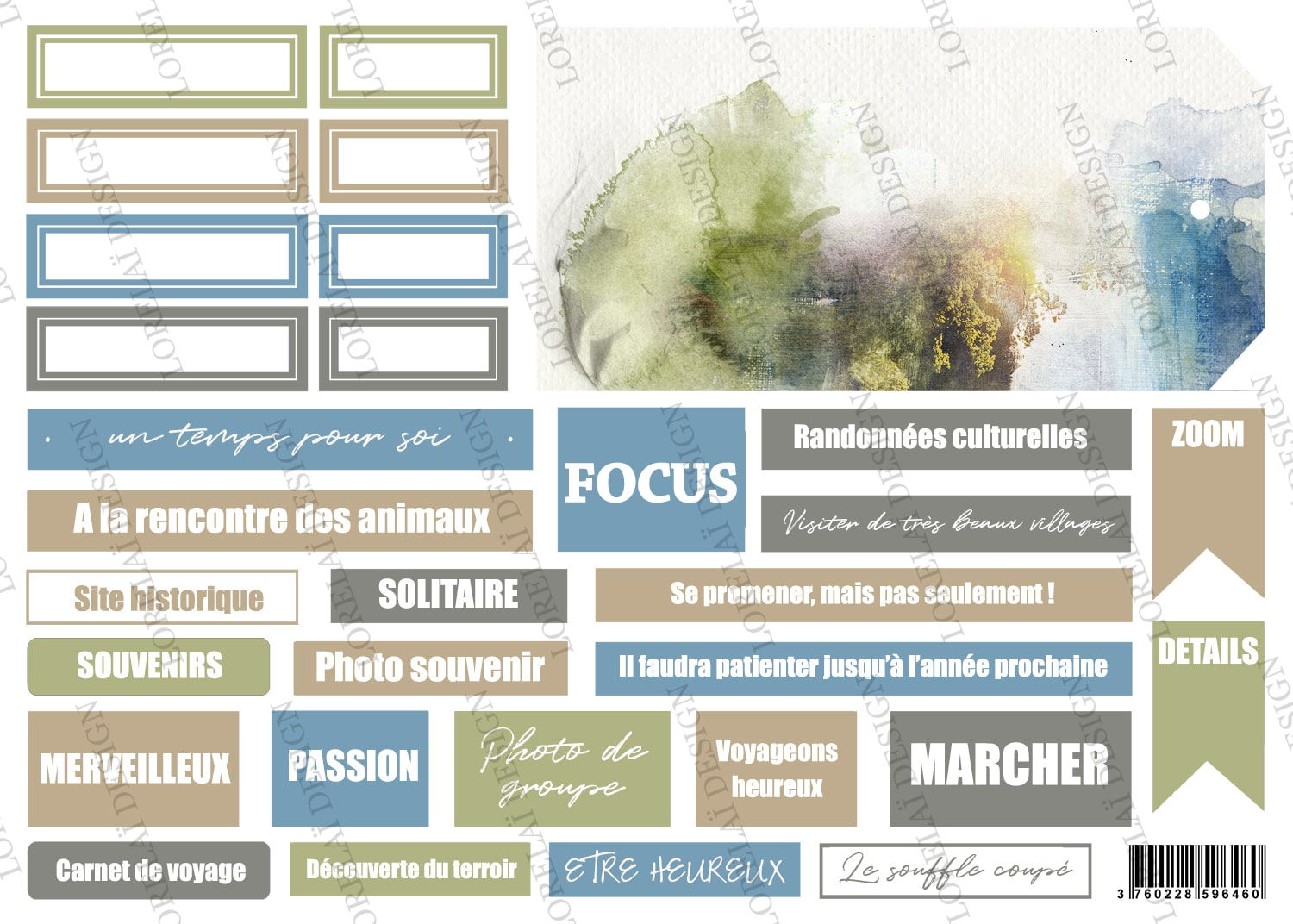 ETIQUETTES A4 OXYGENE