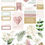 Thumbnail: Pack de 6 papiers recto verso + 1 planche A4 d'étiquettes à découper Collection Petit coin de paradis, scrapbooking