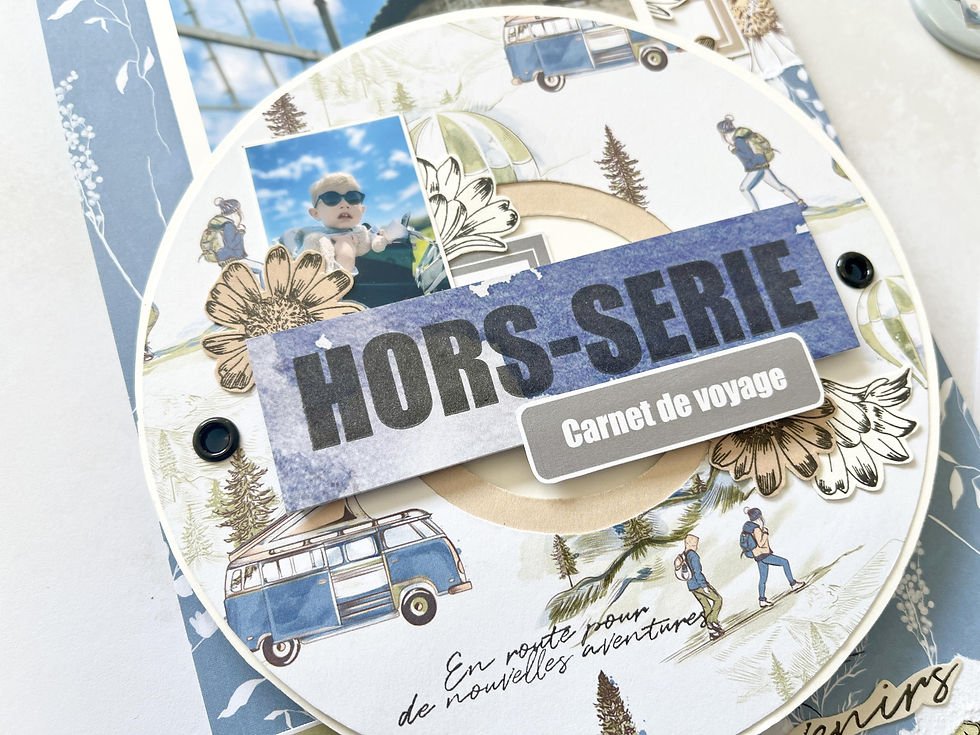 Miniature : Pack de 6 papiers recto verso + 1 planche A4 d'étiquettes à découper