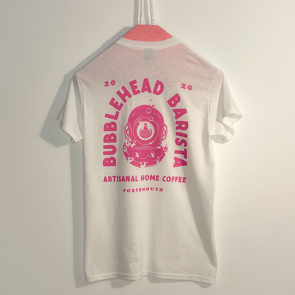 Bubblehead Crew T-shirt - White
