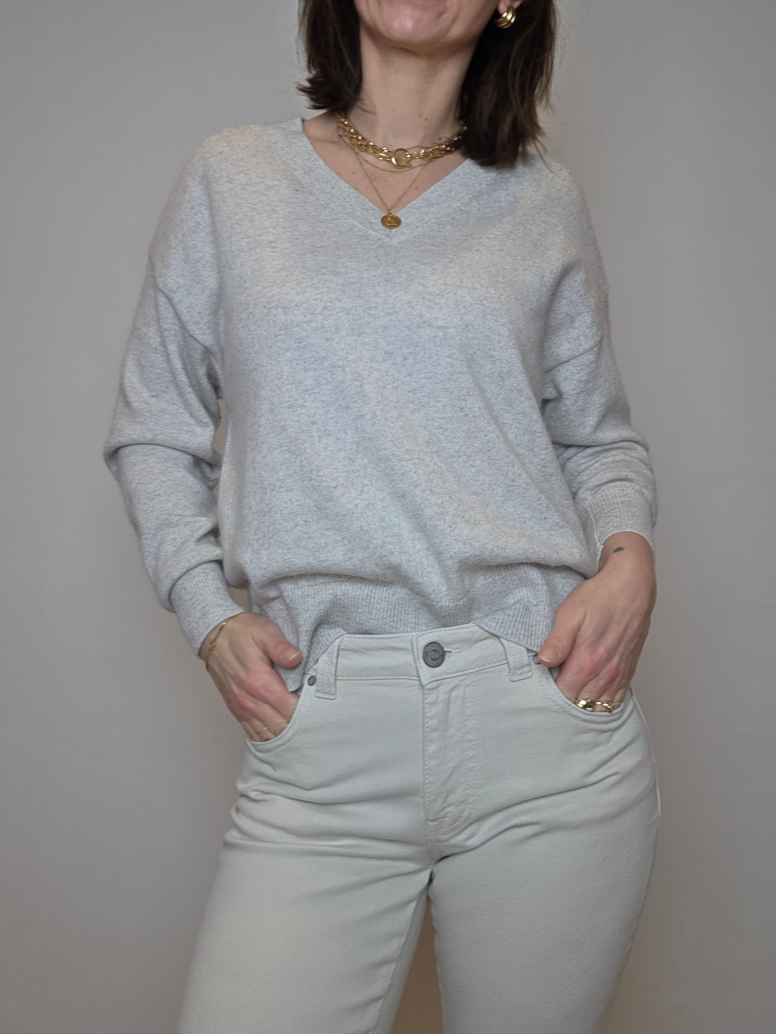 Knit V-hals