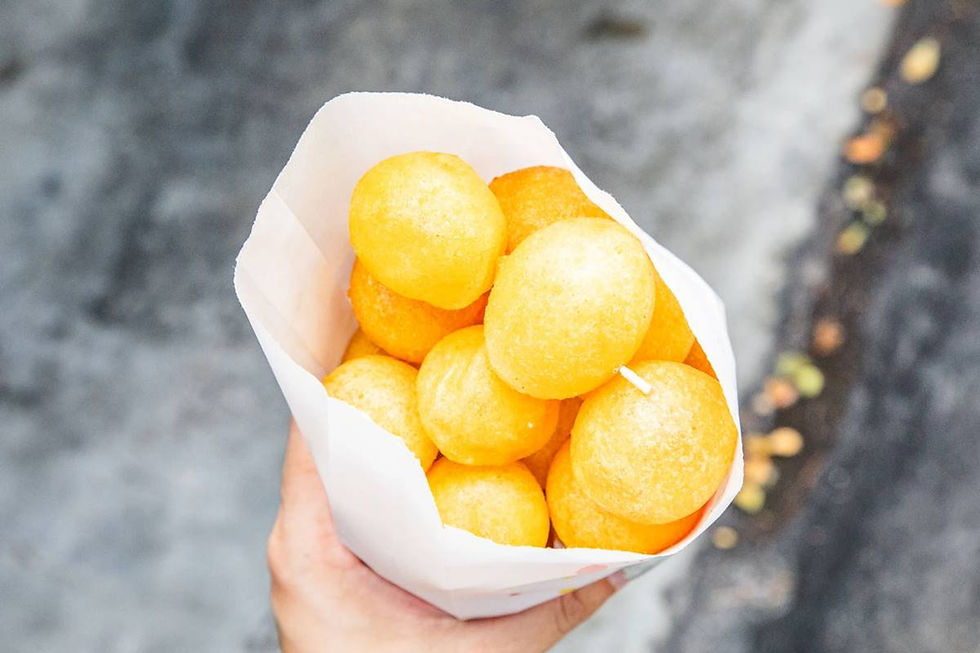 逛夜市必吃的經典小吃之一，絕對有地瓜球！（圖片來源：大手牽小手。玩樂趣）