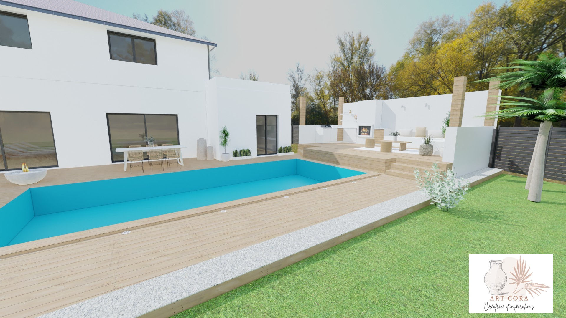 Projection 3D extérieur