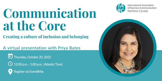 Communication at the Core - Priya Bates - Virtual Presentation