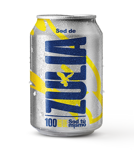 Lata 100 años aniversario de Cerveza Zulia