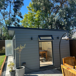 Boss Garden Rooms - Garden Office with Patio