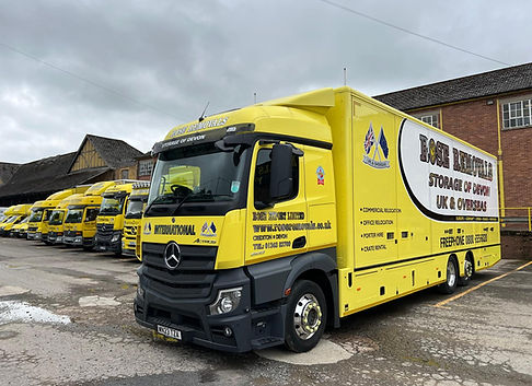 Rose removal lorries
