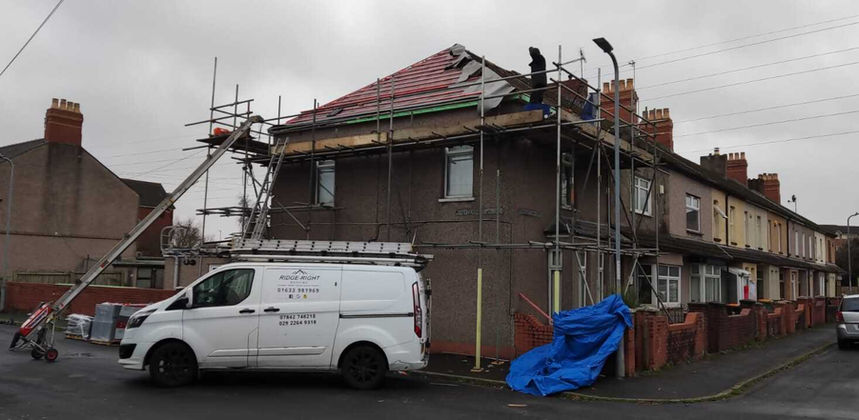 Ridge Right Roofing Van