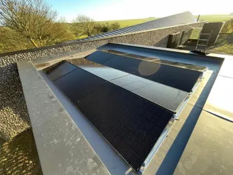Solar panel installation in Folkestone