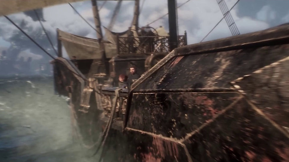 Captura de Clair Obscur: Expedition 33 mostrando exploración en un entorno cinematográfico