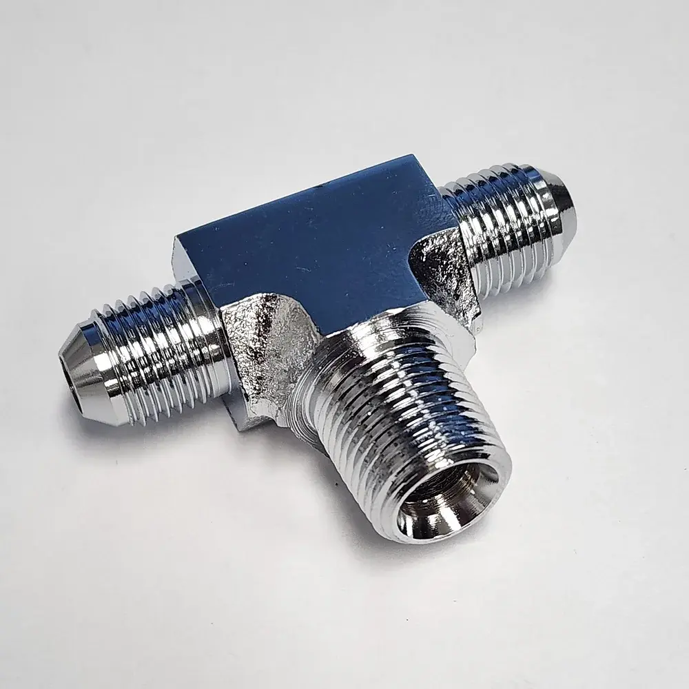 6 - 3/8 - 6 Tee (Chrome)