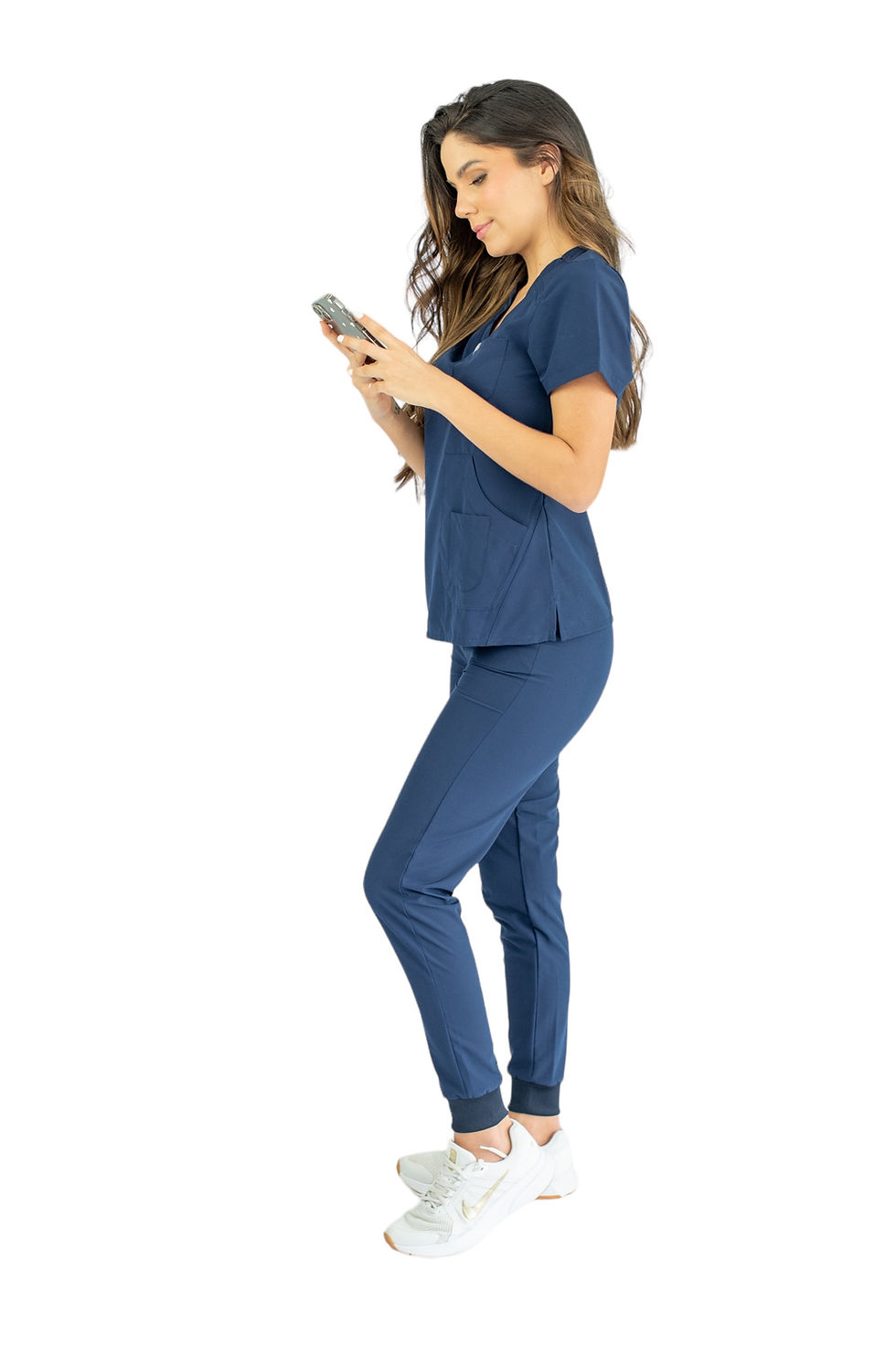 Thumbnail: Women's Antifluid Uniform Alicia Dark Blue Slim | Cloth Industrial