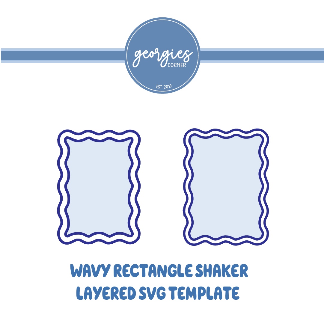 WAVY RECTANGLE SHAKER SVG FILE