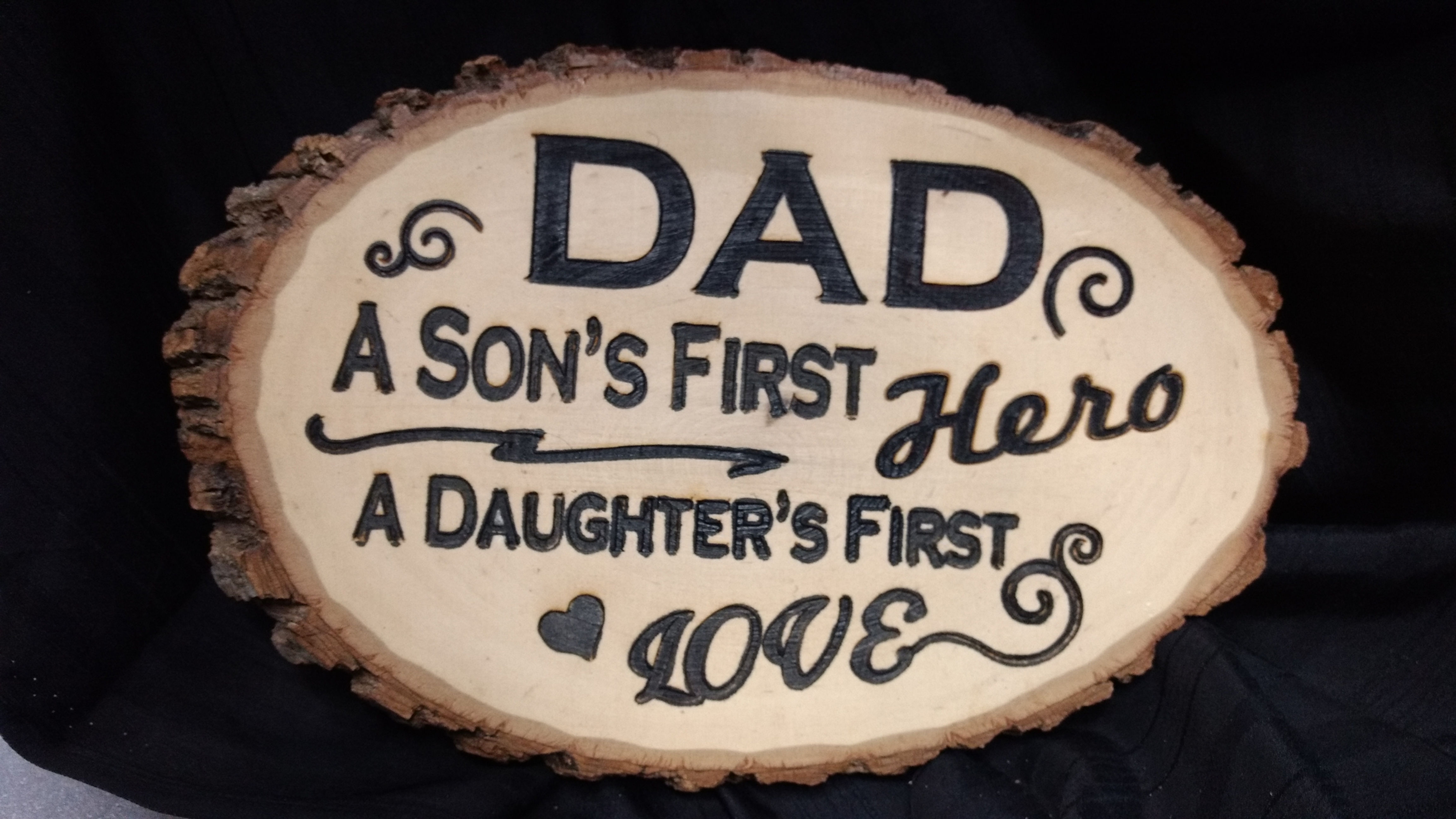 Wood sign Dad