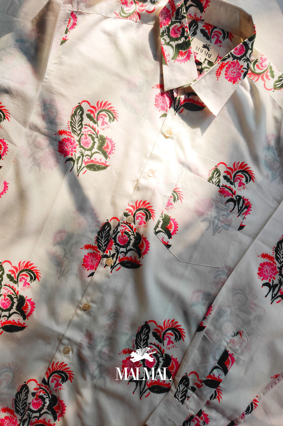 Gul Khaira Block Printed Full Sleeves Shirt