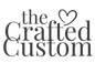 The Crafted Custom logo with the words "The Crafted Custom" and a heart symbol.