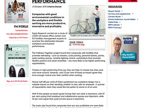 FM World - Workplace Design and Conditions Affecting Worker Performance