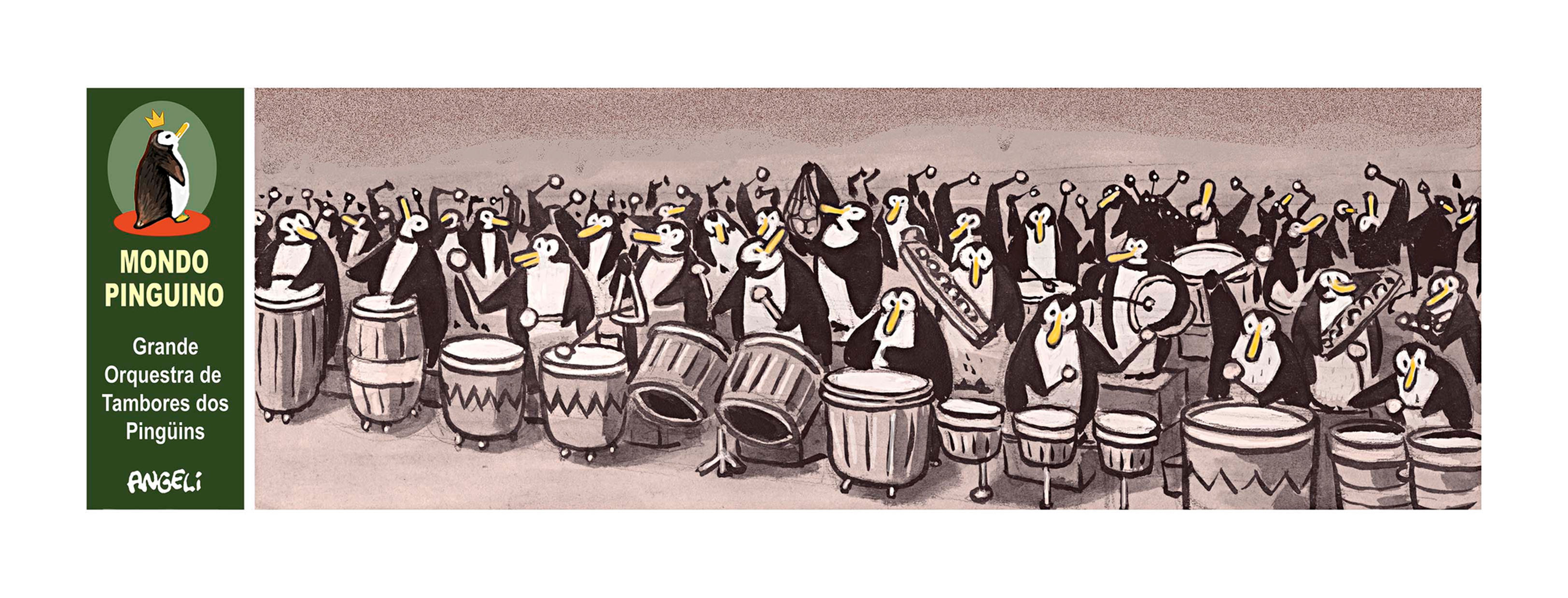 Grande Orquestra de Tambores dos Pinguins, 2004 - série Mondo Pinguino