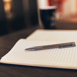 Notebook and Pen