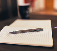 Notebook and Pen
