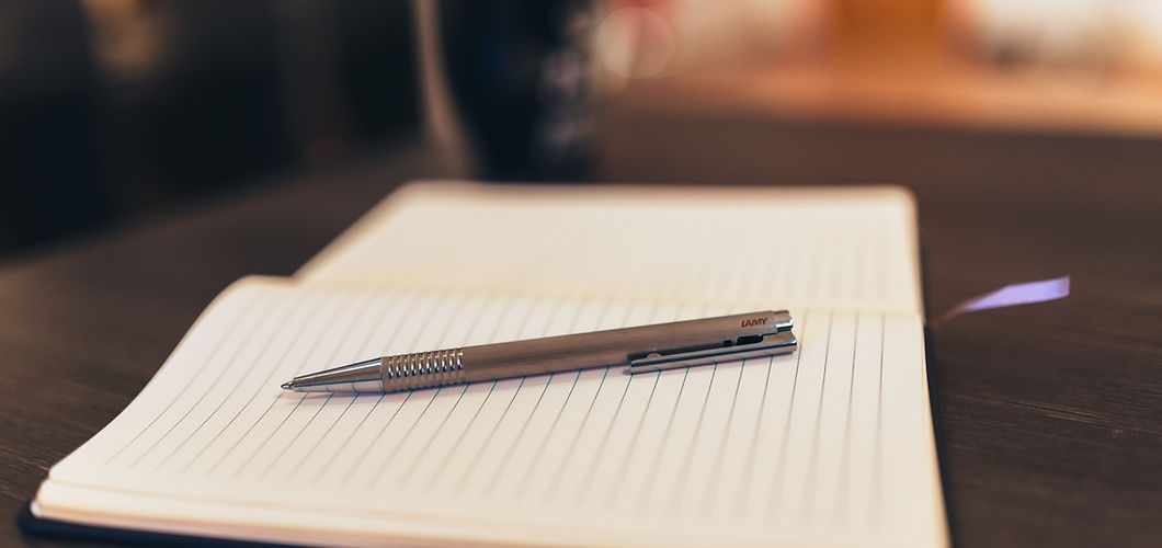 Notebook and Pen