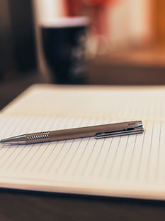 Notebook and Pen