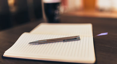 Notebook and Pen