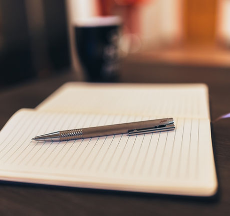 Notebook and Pen