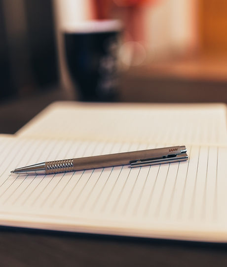 Notebook and Pen