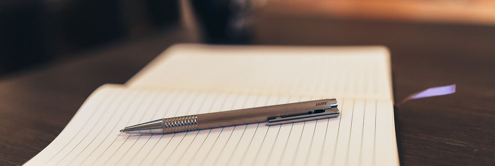 Notebook and Pen