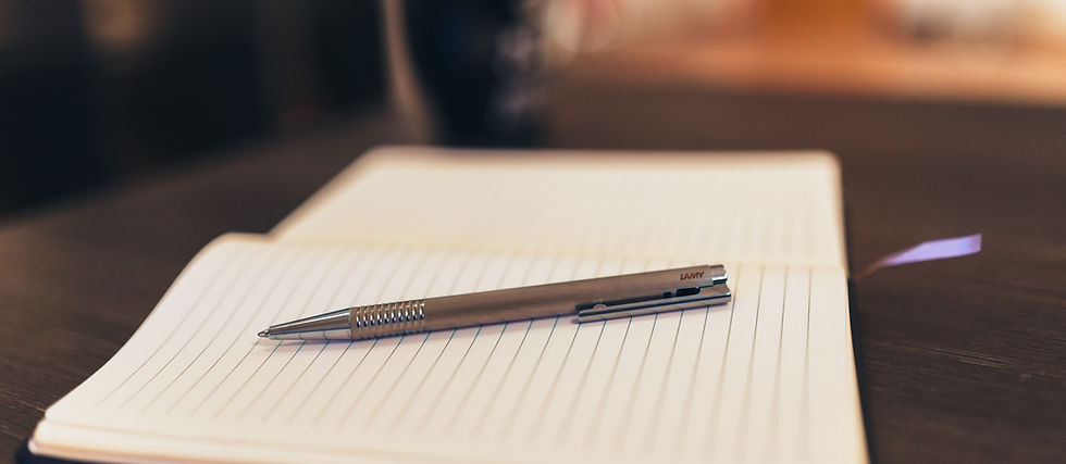 Notebook and Pen