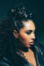 Beauty and editorial photography series titled Hair as Art by photographer Tommy Butler, featuring model Amina showcasing sculptural, fashion-forward hairstyles created by celebrity editorial hairstylist Ammon Carver alongside featured artists Takeyra Shipps and Tenesha Luckett during Ammon’s Aperture Masterclass.