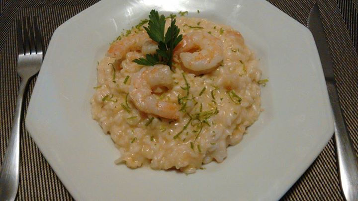 Risoto de Camarão