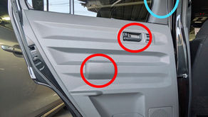 900系 タフト リアドア内張り取り外し