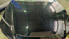 60系プリウス ボンネット磨き