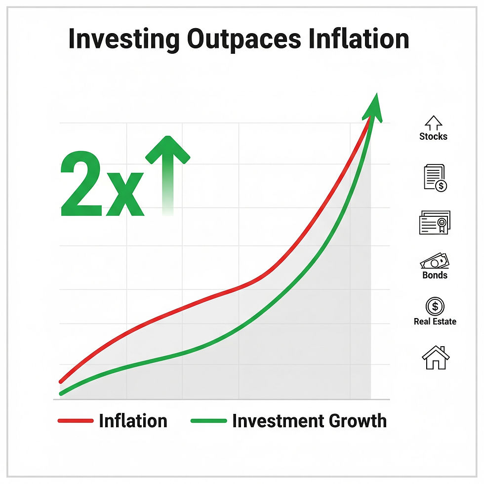 Investing Outpaces Inflation
