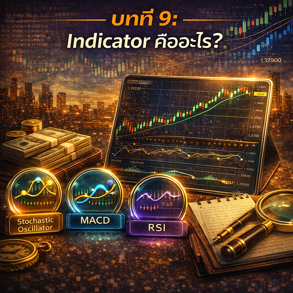 บทที่ 9 Indicator คืออะไร เครื่องมือช่วยตัดสินใจที่ต้องใช้ให้เป็น