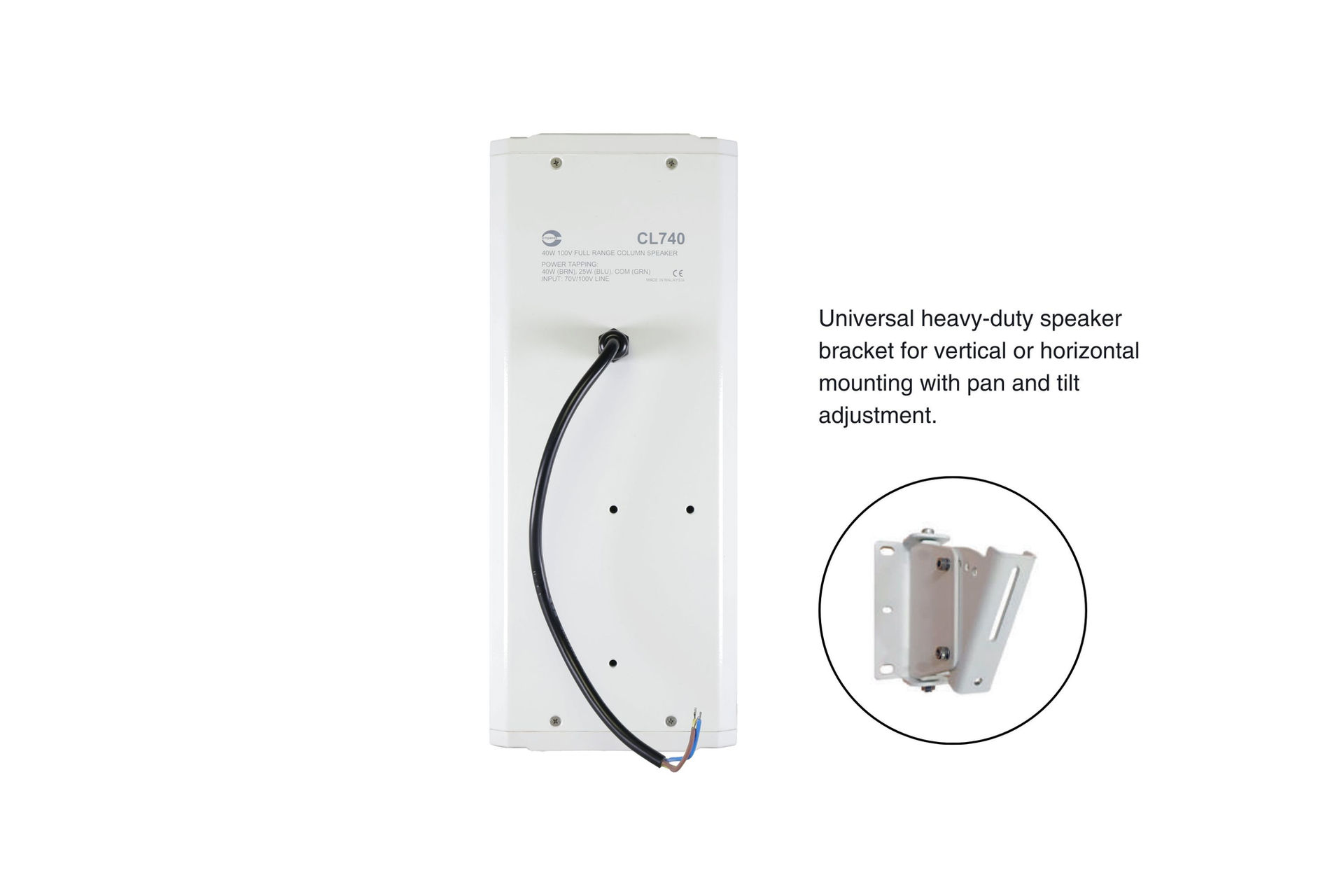 Amperes CL740 Rear View | IP65 Rated