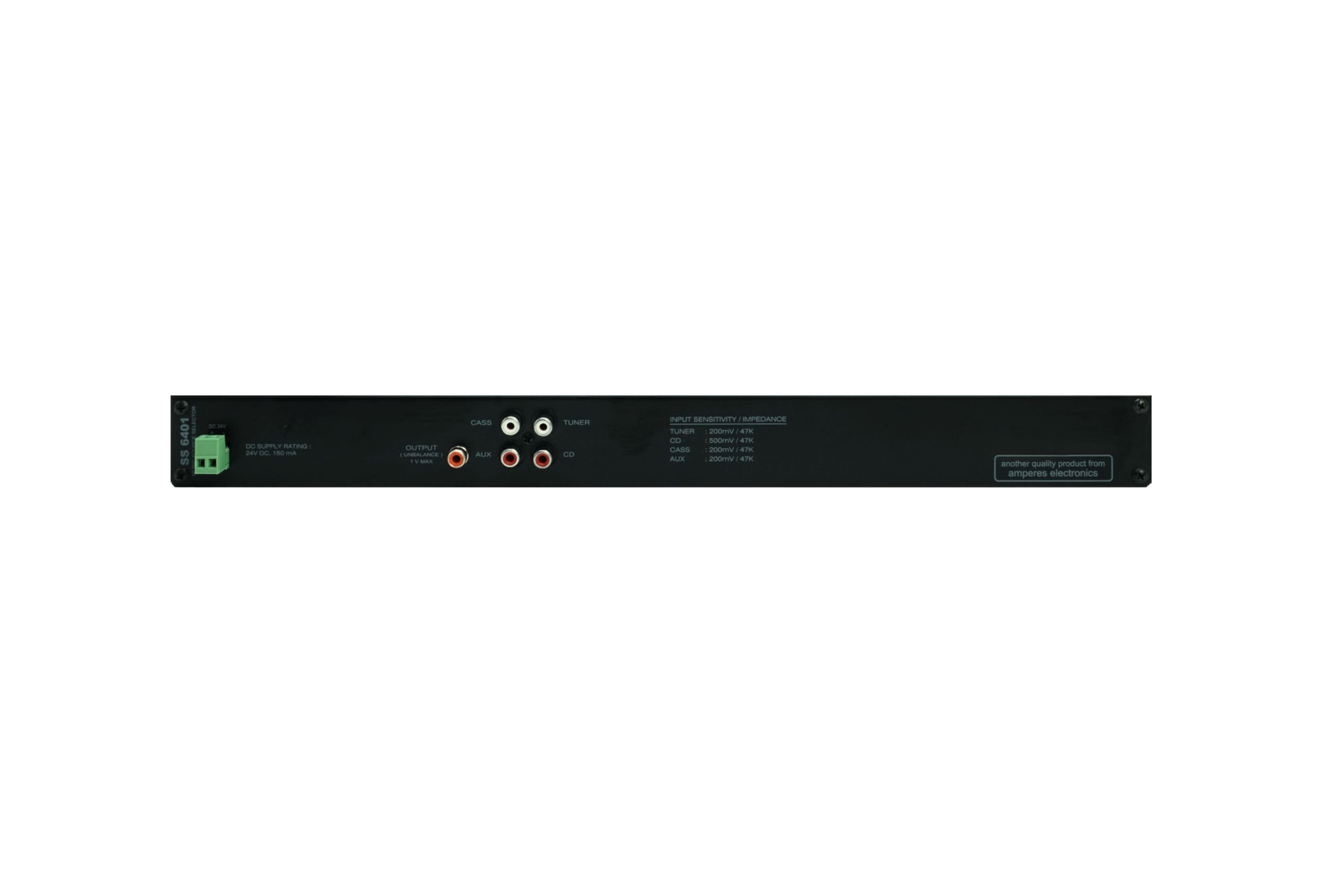 Amperes SS6401 Rear View (EOL)