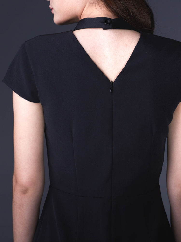 Thumbnail: Carina : Mini Dress With Back Detail
