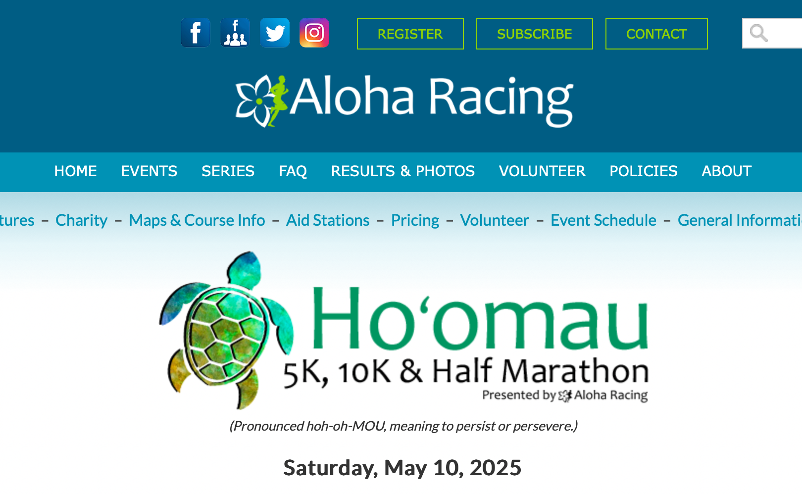 Ho'omau Half Marathon with Aloha Racing at Wai Kai