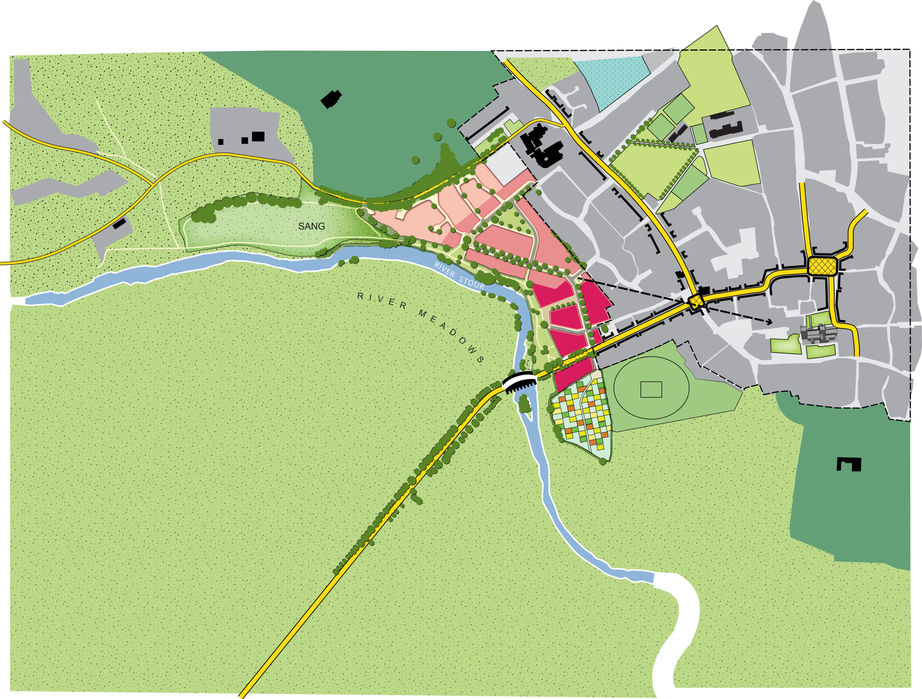 Rivers Edge Wimborne Dorset concept diagram