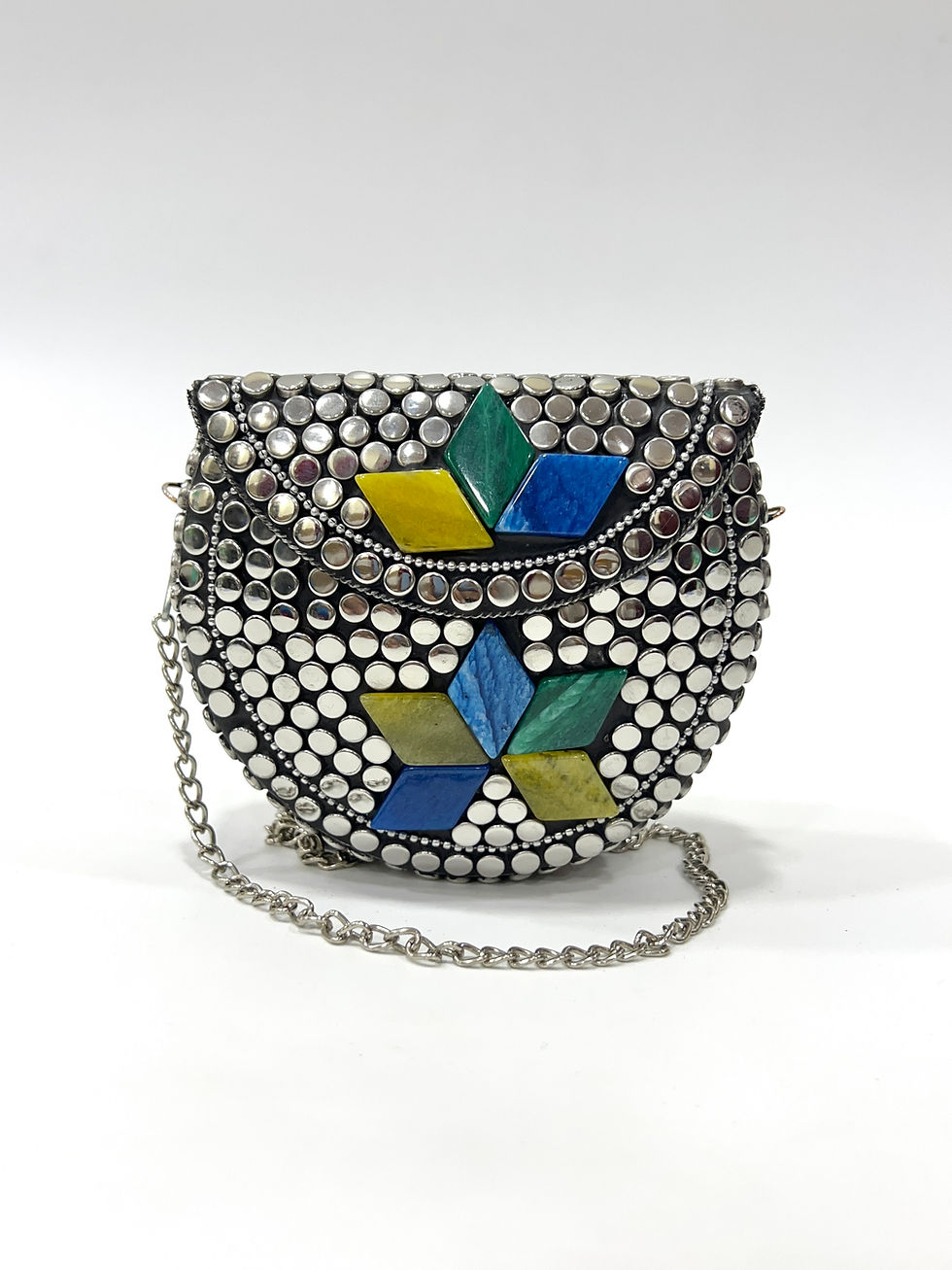 Elegant Craft Mosaic Clutch
