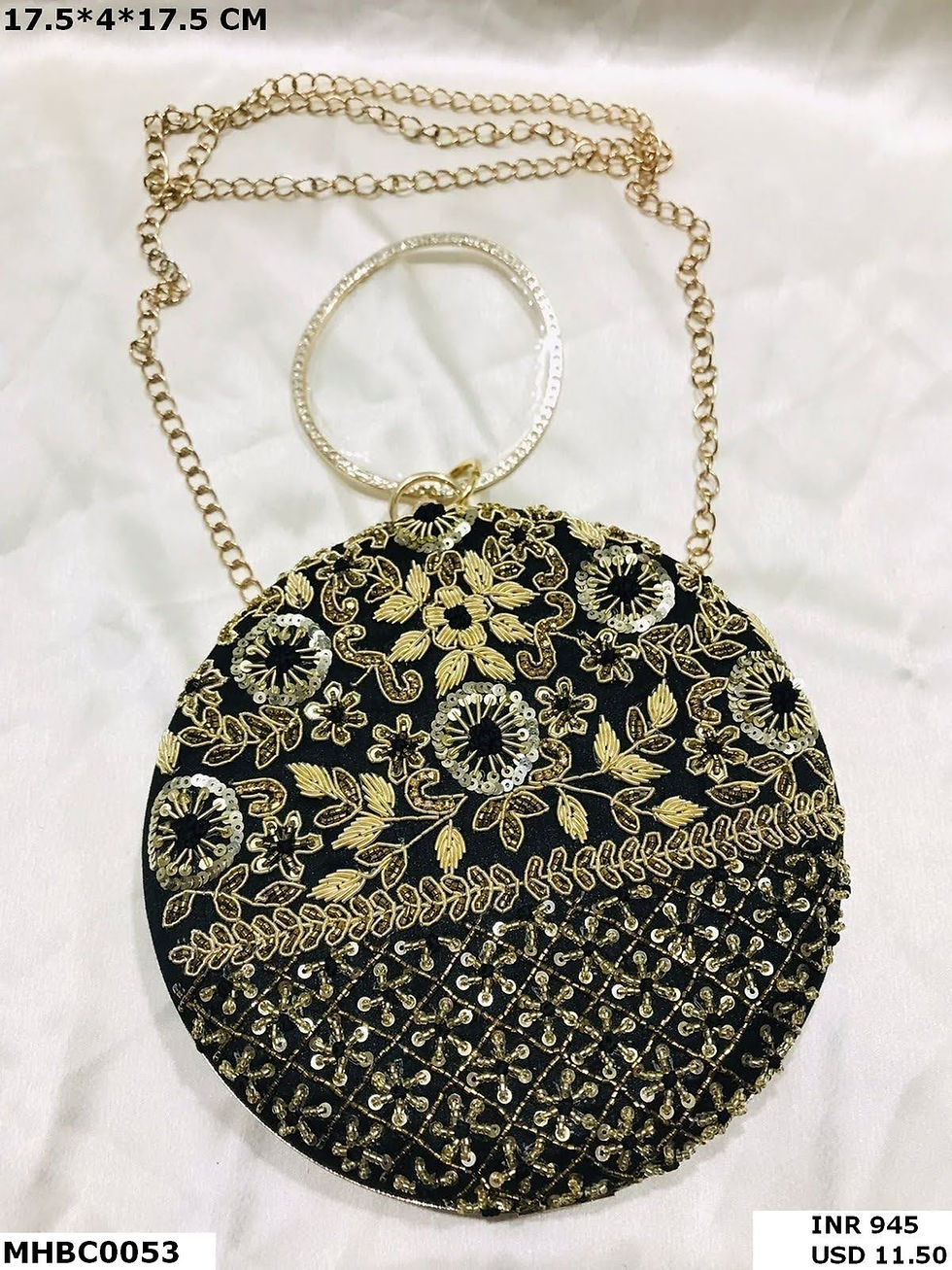 Thumbnail: Vintage-Inspired Handmade Embriodery Box Clutch