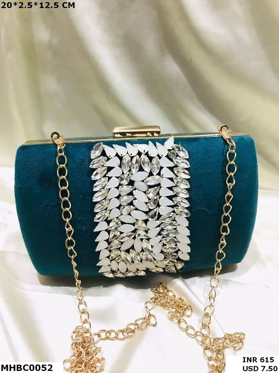 Thumbnail: Exclusive Artisan Evening Box Clutch Bag