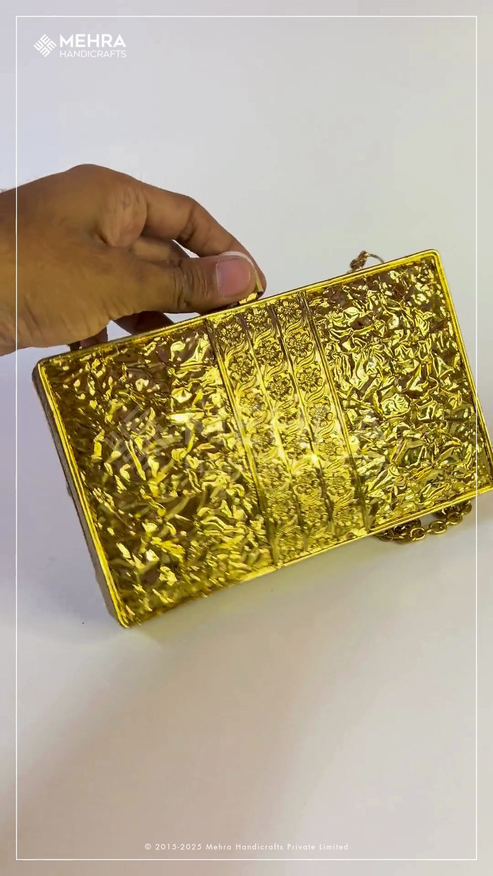 Thumbnail: Artisan MOP Brass Clutch