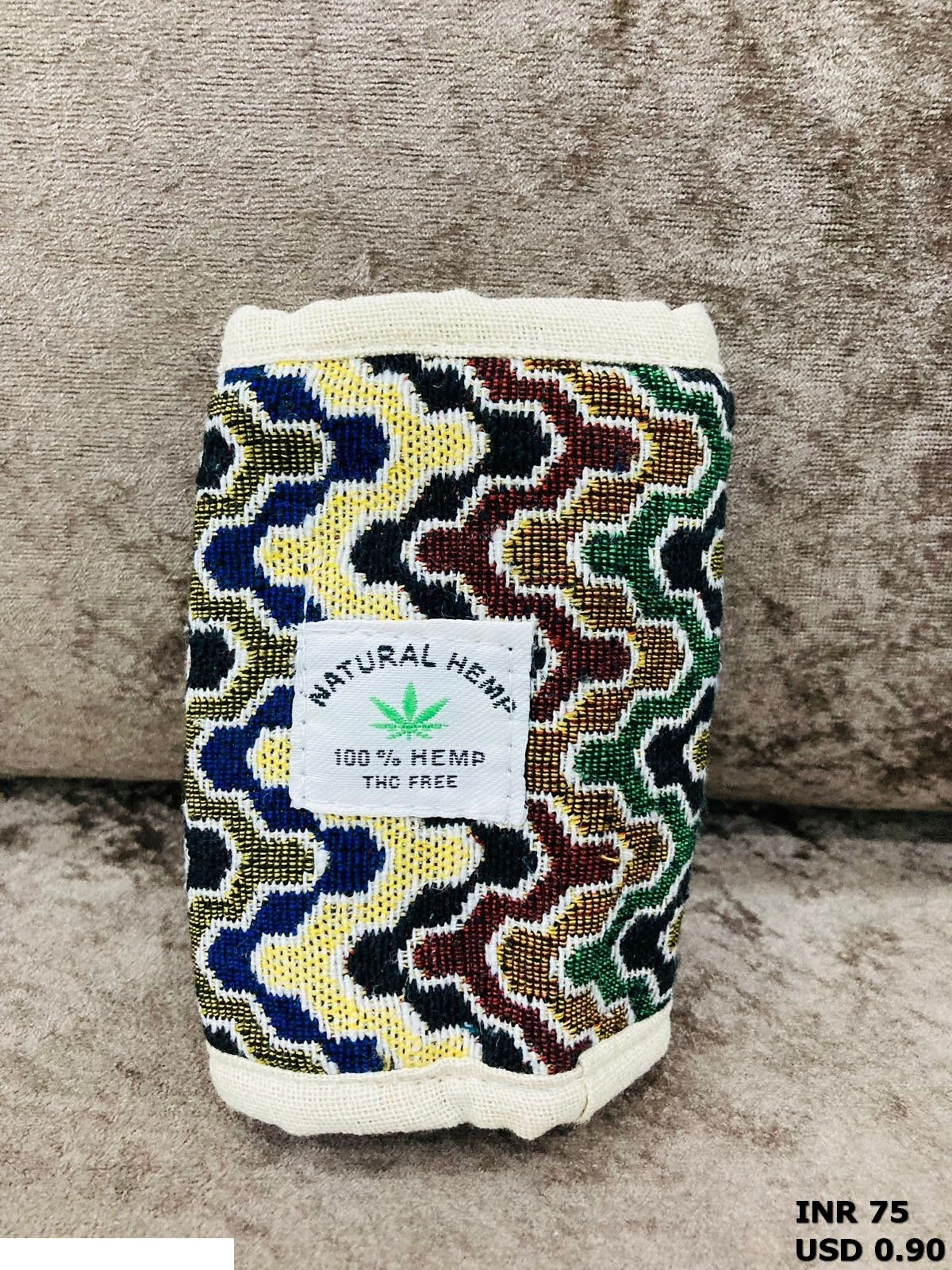 Handmade Hemp Cotton Wallet – Ethical Handloom Fashion Accessories