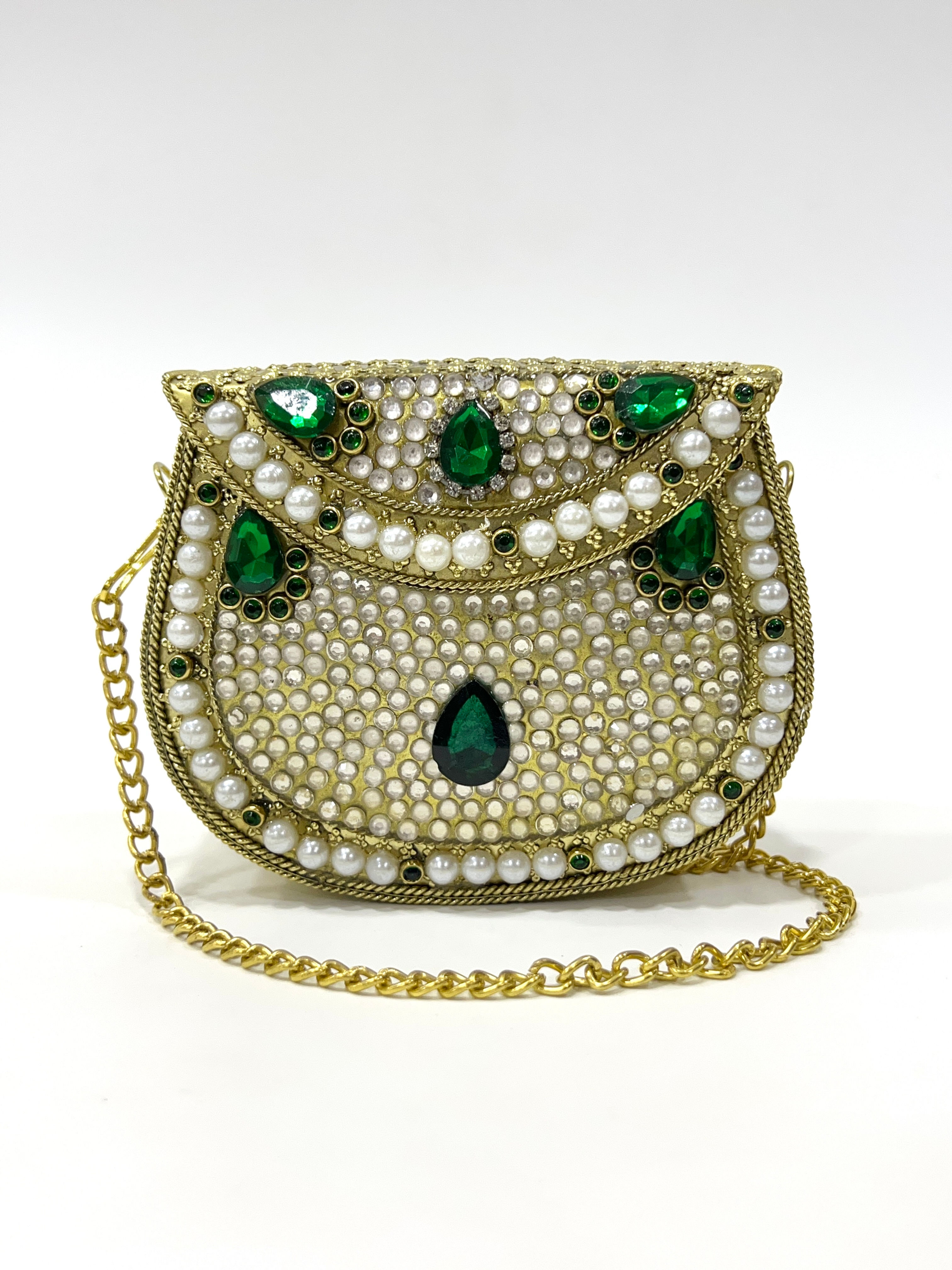 Luxe Radiance Kundan Bag